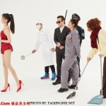 [妖精社]T2106_嫩模喵喵美丝小偷上主题脱红色短裤露无内肉丝裤袜极致诱惑写真40P